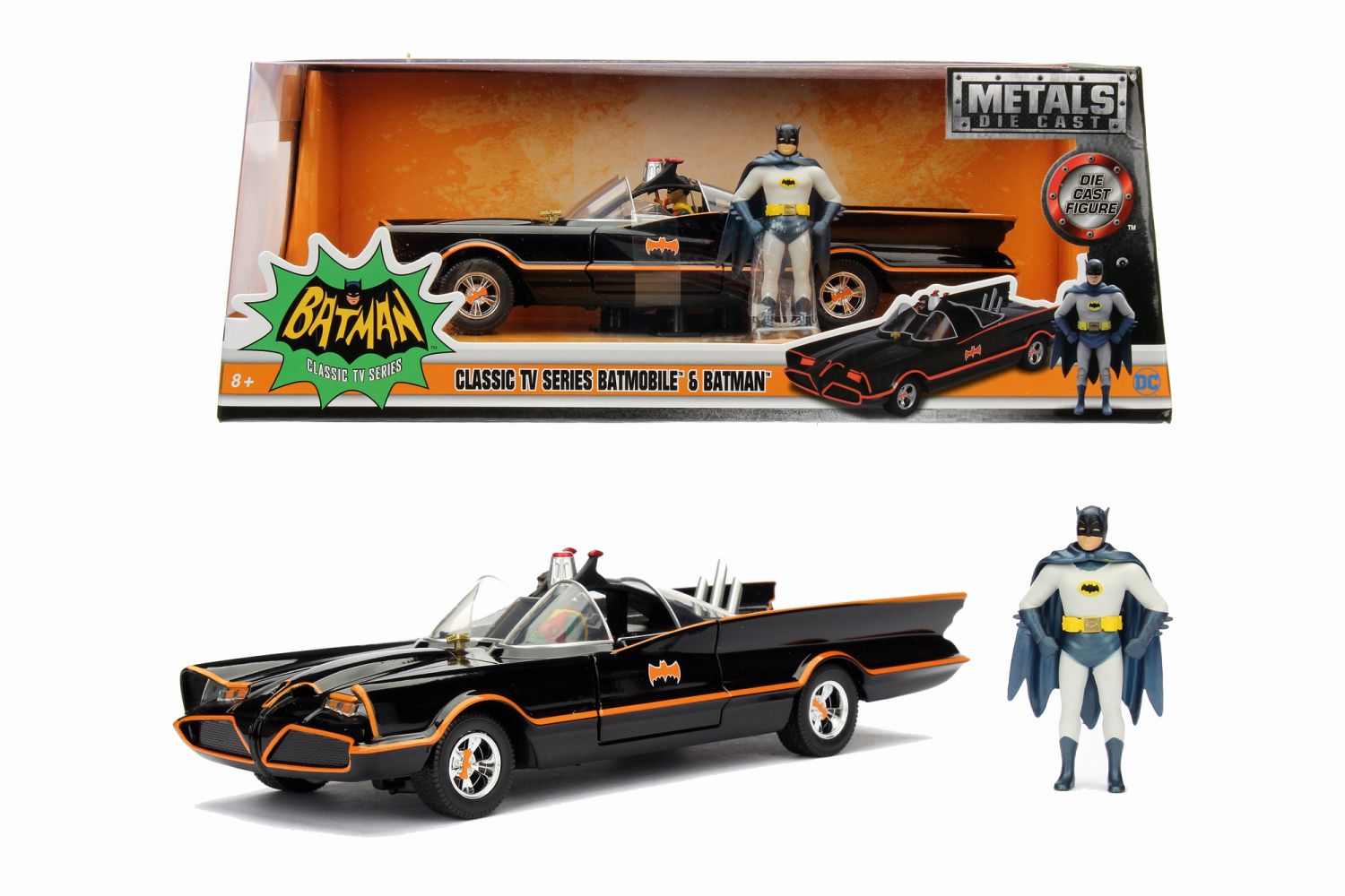 Batman 1966 Classic Batmobile 1:24